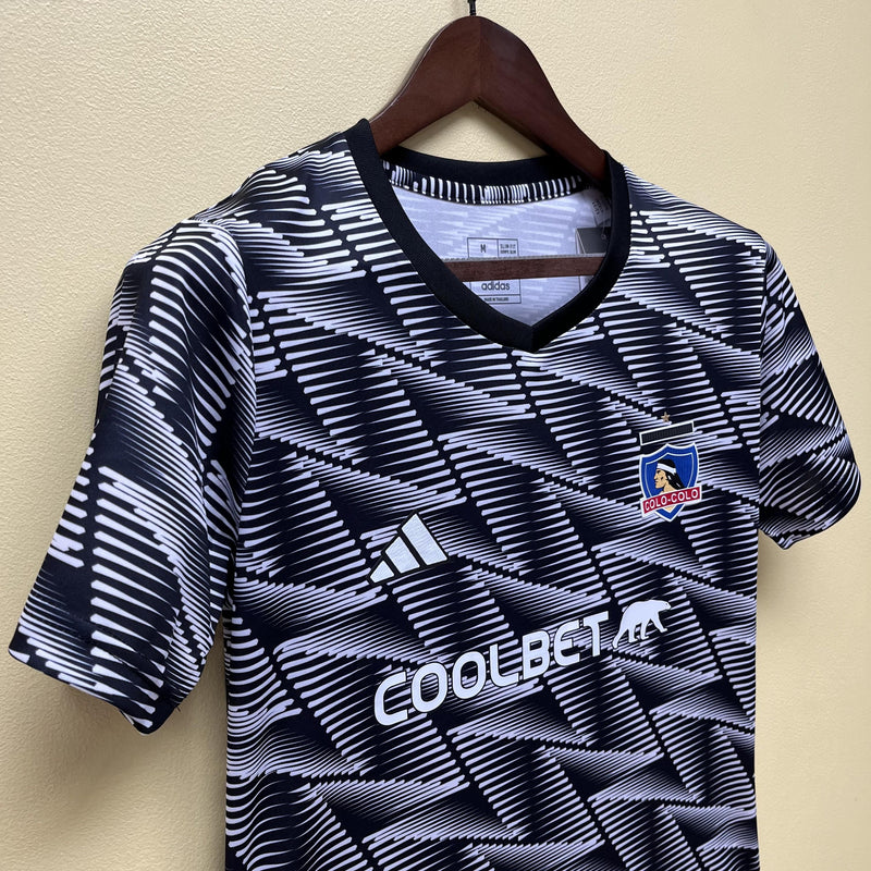 Camisa IV Colo Colo | 23/24 Torcedor Adidas - Preta e Branca - Feminina
