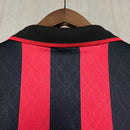 Camisa I Milan Retrô | 95/96 Lotto - Vermelha e Preta