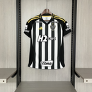 Camisa I Clube Atlético Mineiro | 25/26 Torcedor Adidas - Branca e Preta - Feminina (Patrocínios)