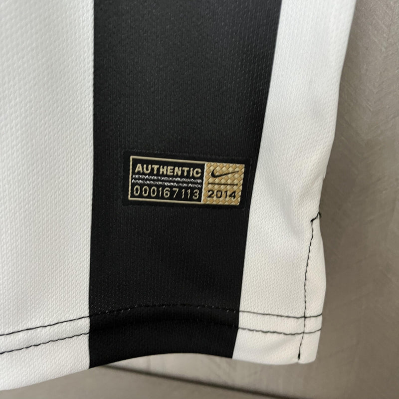 Camisa I Juventus Retrô | 14/15 Nike - Branca e Preta