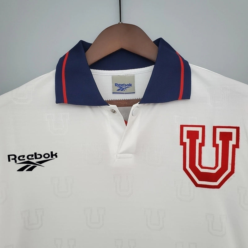 Camisa II Universidad de Chile Retrô | 1998 Reebok - Branca