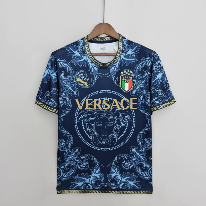 Camisa Versace x Itália | 22/23 Torcedor Puma - Azul