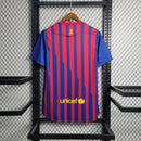 Camisa I Barcelona Retrô | 11/12 Nike - Vermelha e Azul