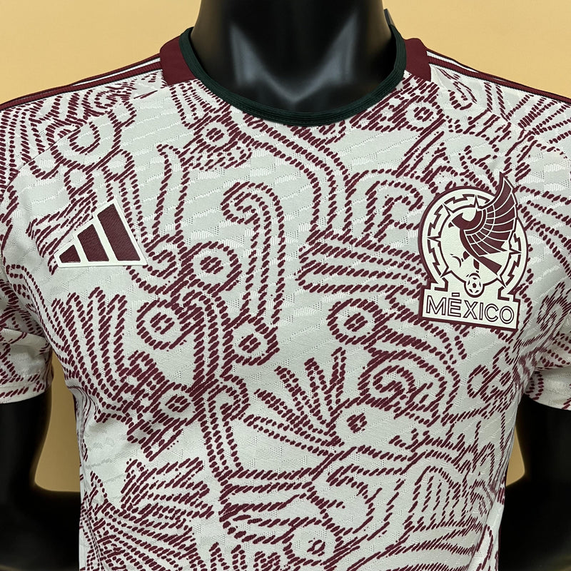 Camisa II México | 22/23 Modelo Jogador Adidas - Branca e Vermelha
