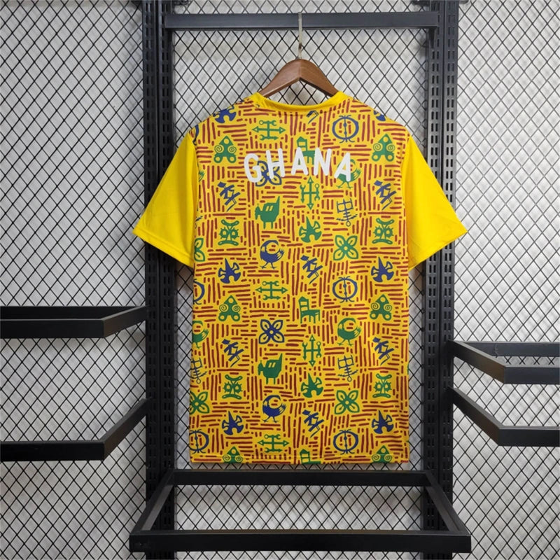 Camisa Pré Jogo Gana | 24/25 Torcedor Puma - Amarela