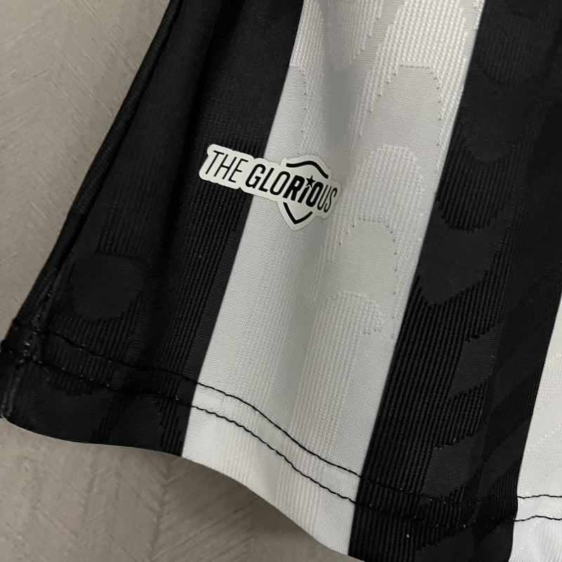 Camisa I Botafogo | 23/24 Torcedor - Feminina - Preta e Branca