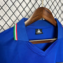 Camisa I Itália Retrô | 1982 Le Coq Sportif - Azul