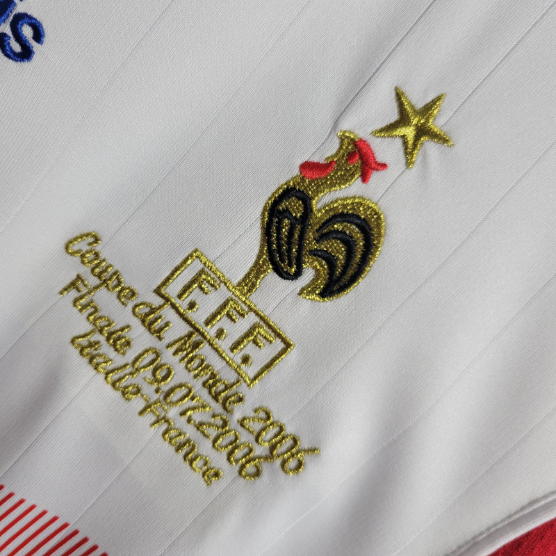 Camisa II França Retrô | 2006 Adidas - Branca