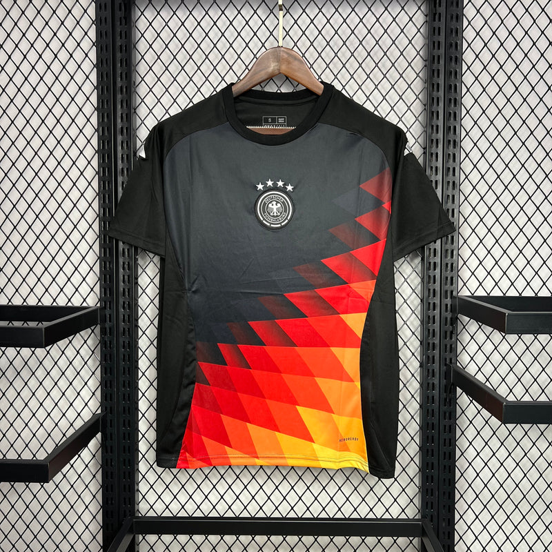 Camisa Pré Jogo Alemanha | 2024 Torcedor Adidas - Preta