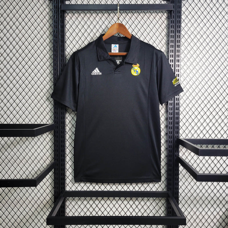 Camisa Champions League Real Madrid Retrô | 02/03 Adidas - Preta