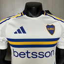Camisa II Boca Juniors | 24/25 Modelo Jogador Adidas - Branca Azul e Amarela
