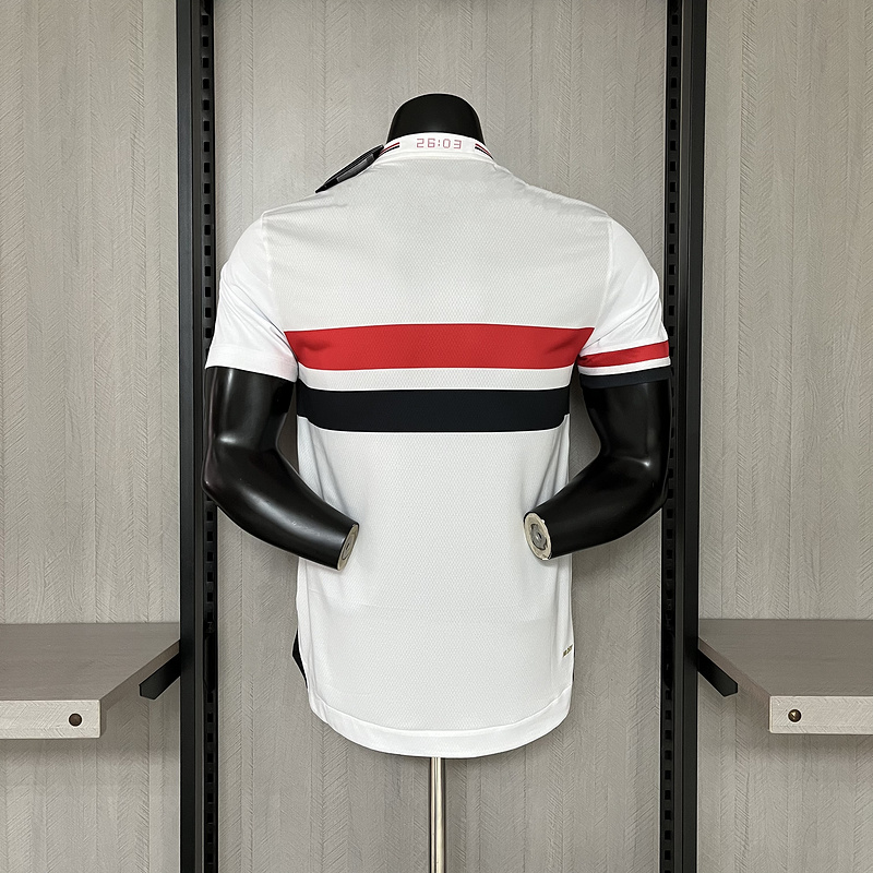 Camisa I São Paulo | 25/26 Modelo Jogador New Balance - Branca