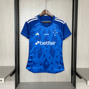 Camisa I Cruzeiro | 24/25 Torcedor Adidas - Azul - Feminina (Patrocinios)