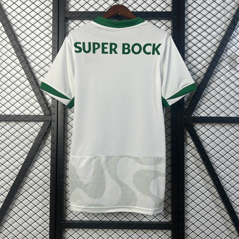 Camisa IV Sporting | 25/26 Torcedor Nike - Branca Cinza e Verde