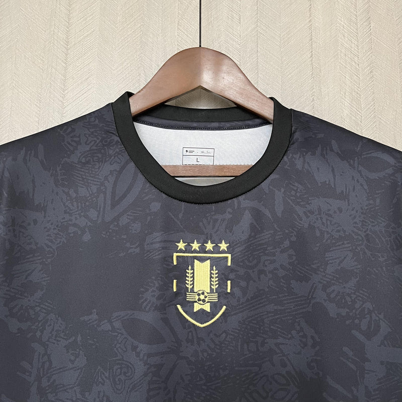 Camisa La Pulga Uruguai | 23/24 Torcedor - Preta