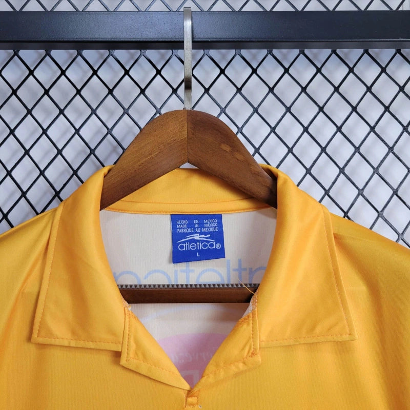 Camisa I Tigres Retrô | 03/04 Atletica - Amarela e Azul