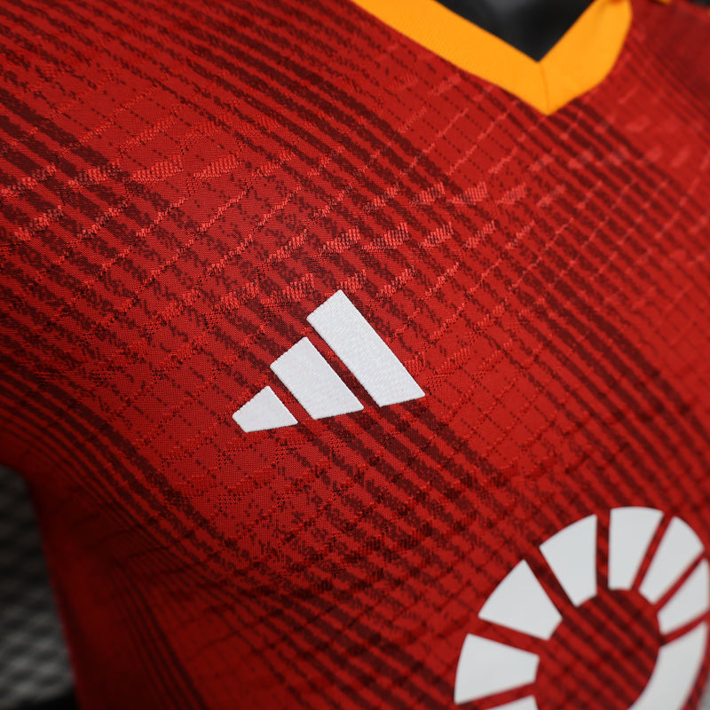 Camisa I Roma | 24/25 Modelo Jogador Adidas - Vermelha e Laranja