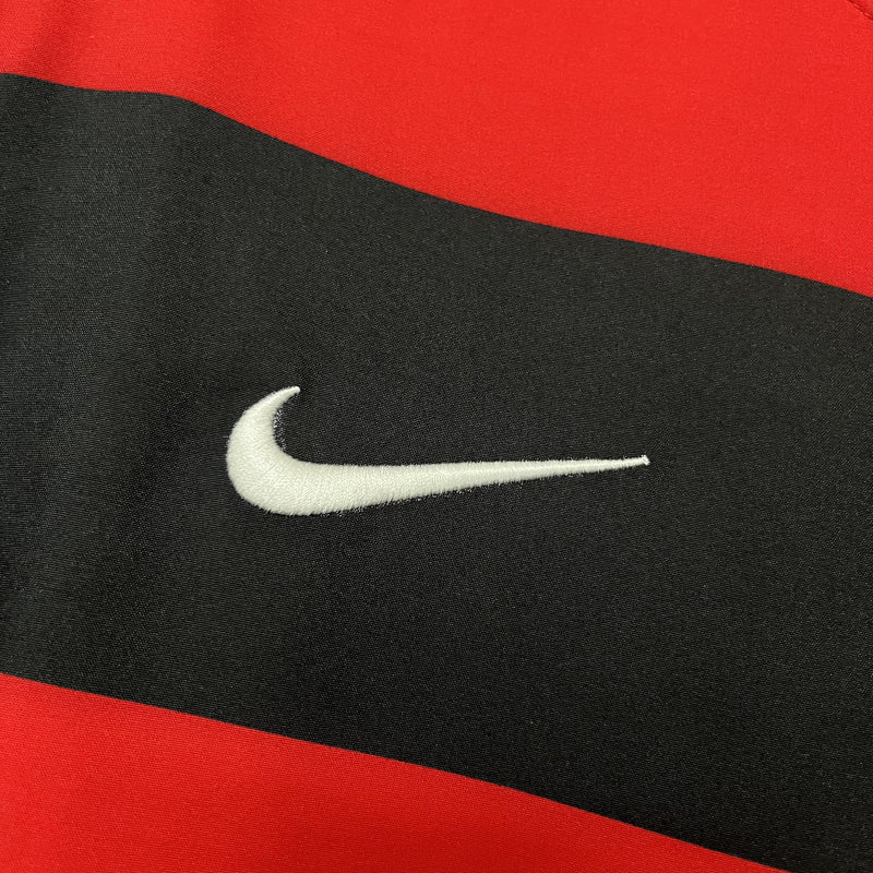 Camisa I Flamengo Retrô | 2000/01 Torcedor Nike - Vermelha e Preta