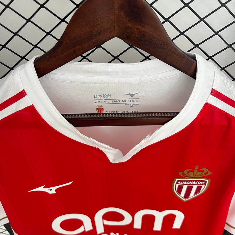 Camisa I Monaco | 25/26 Torcedor Mizuno - Vermelha e Branca
