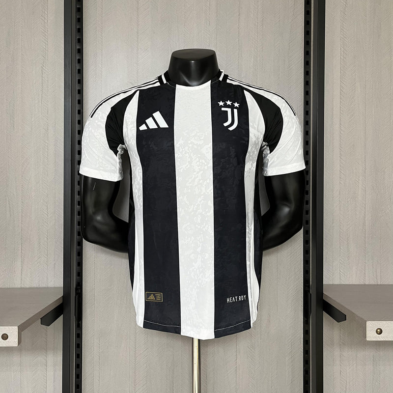 Camisa I Juventus | 24/25 Modelo Jogador Adidas - Preta e Branca