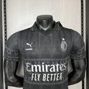 Camisa Milan x Pleasures | 24/25 Modelo Jogador Puma - Preta