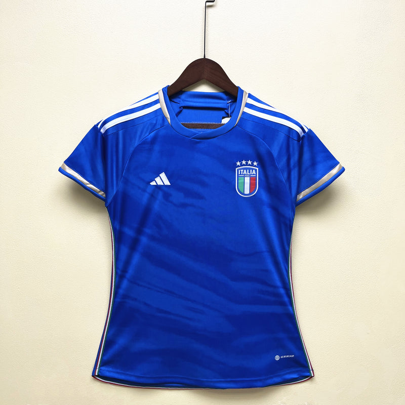 Camisa I Itália | 23/24 Torcedor Adidas - Azul - Feminina