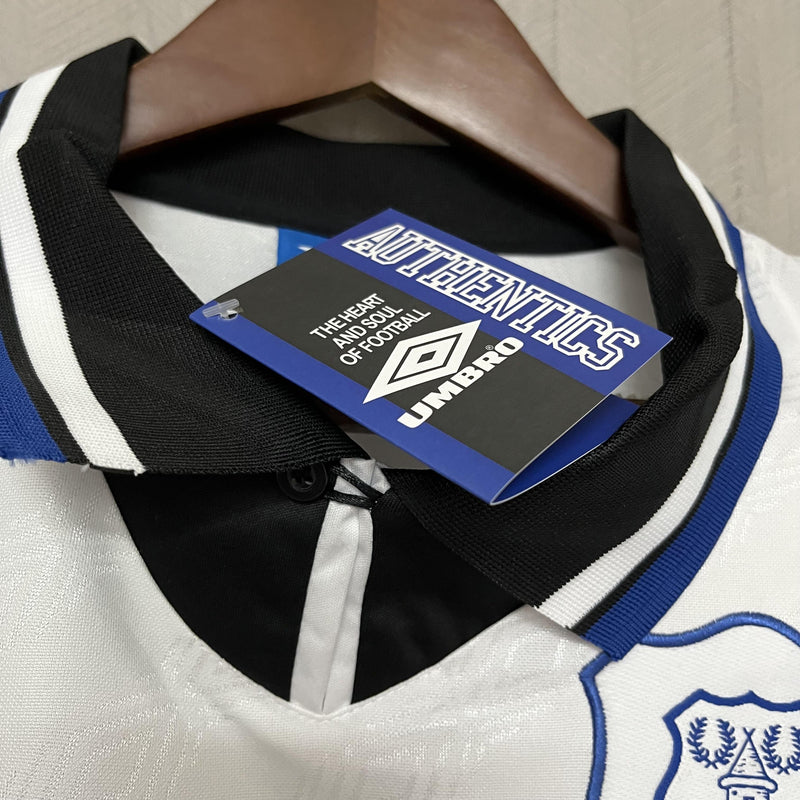 Camisa II Everton Retrô | 95/96 Umbro - Branca