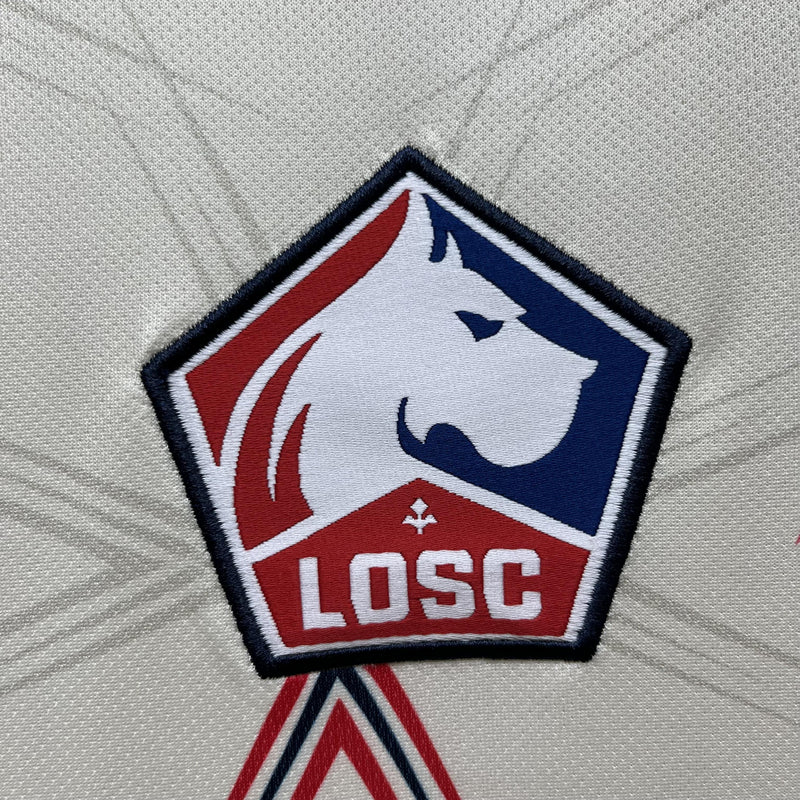 Camisa II Lille | 23/24 Torcedor New Balance - Branca e Vermelha