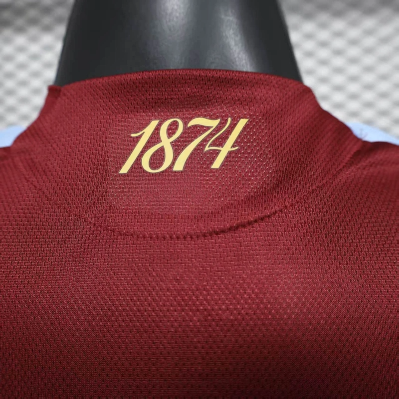 Camisa I Aston Villa | 25/26 Modelo Jogador Adidas - Vinho e Azul