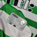 Camisa I Celtic Retrô | 01/03 Umbro - Branca e Verde