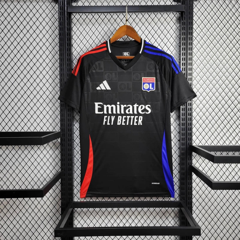 Camisa II Lyon | 24/25 Torcedor Adidas - Preta Azul e Vermelha