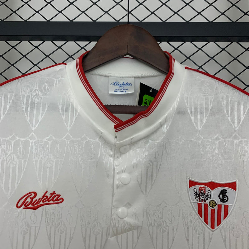 Camisa I Sevilla Retrô | 91/92 Bukta - Branca