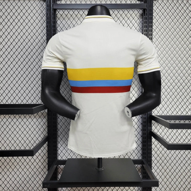 Camisa Edição Centenário Colômbia | 2024 Modelo Jogador Adidas - Bege
