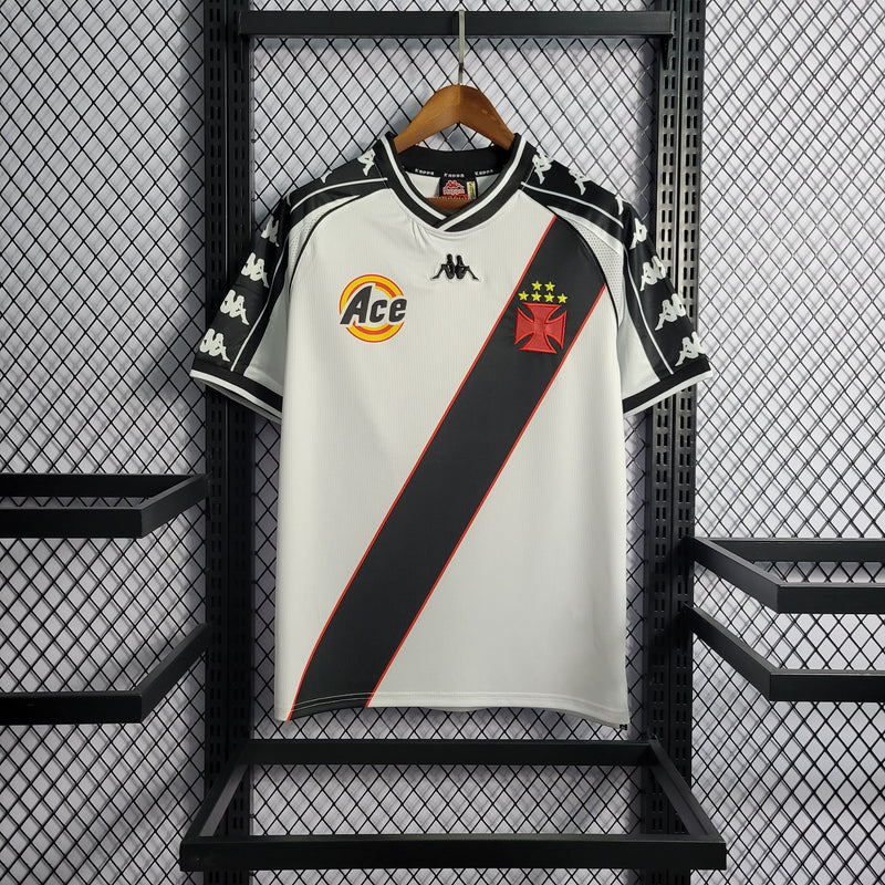 Camisa II Vasco Retrô | 2000 Torcedor Kappa - Branca