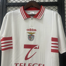 Camisa II Benfica Retrô | 97/98 Adidas - Branca e Vermelha