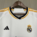 Camisa I Real Madrid | 23/24 Torcedor Adidas - Branca - Feminina