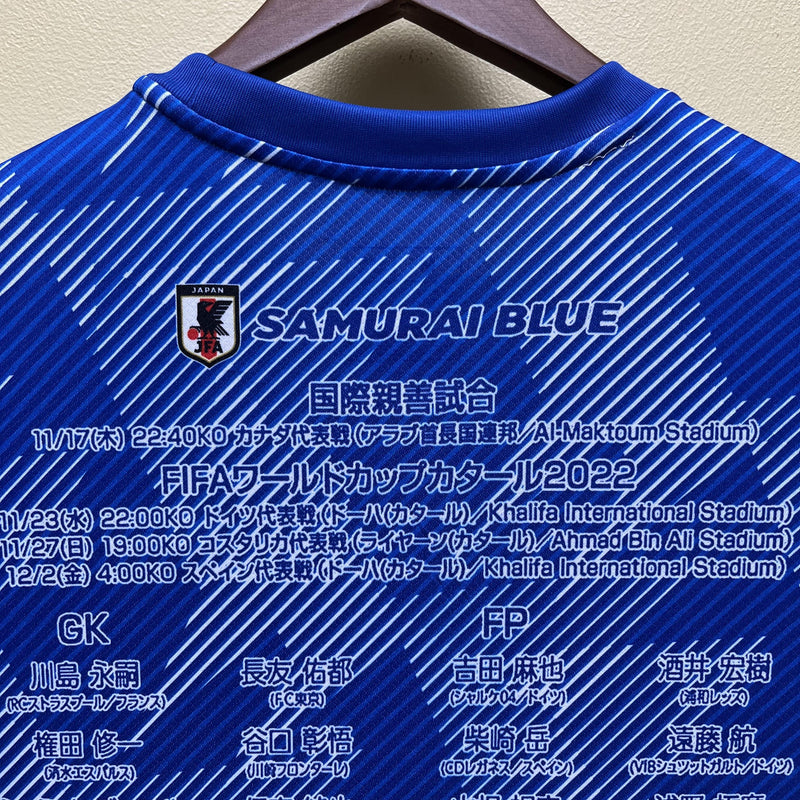 Camisa Comemorativa Japão | 23/24 Torcedor Adidas - Azul