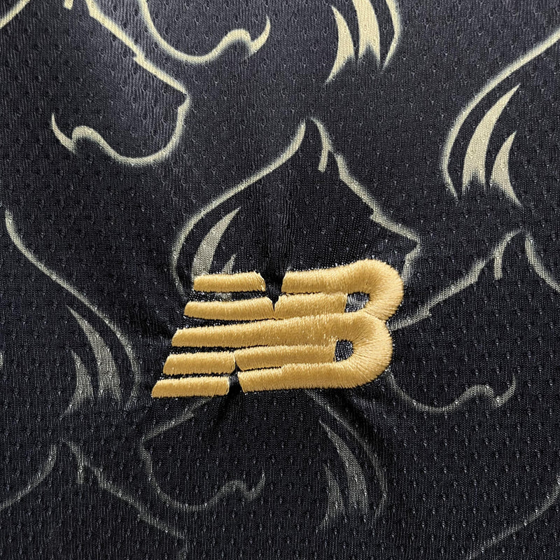 Camisa III Lille | 22/23 Torcedor New Balance - Preta e Dourada