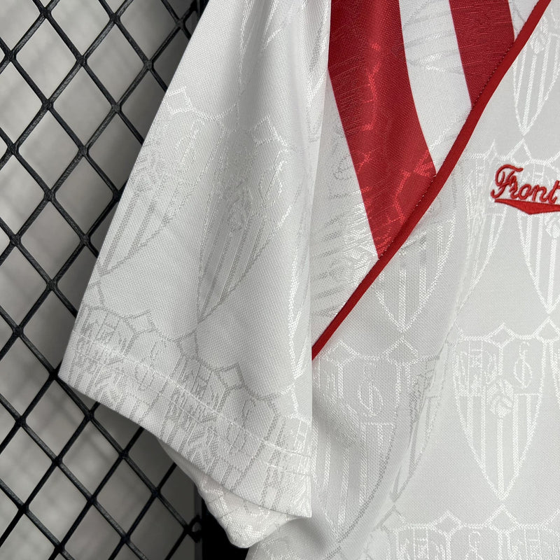 Camisa I Sevilla Retrô | 92/93 Frontrunner - Branca e Vermelha