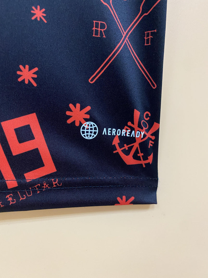 Camisa Pré Jogo Flamengo | 22/23 Torcedor Adidas - Preta e Vermelha