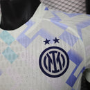 Camisa II Inter de Milão | 25/26 Modelo Jogador Nike - Branca e Azul