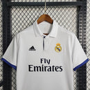Camisa I Real Madrid Retrô | 16/17 Adidas - Branca