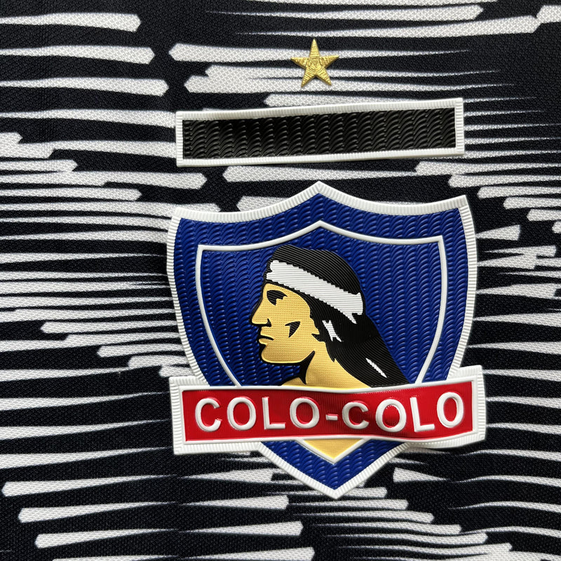 Camisa IV Colo Colo | 23/24 Torcedor Adidas - Preta e Branca