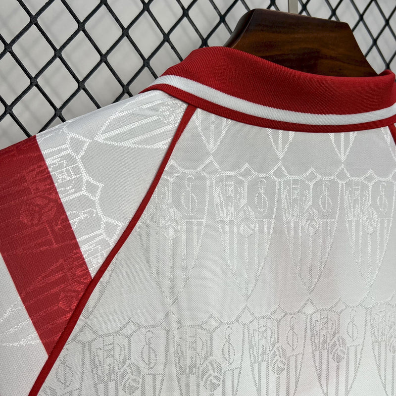 Camisa I Sevilla Retrô | 92/93 Frontrunner - Branca e Vermelha