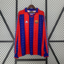 Camisa I Barcelona Retrô | 96/97 Kappa - Azul e Vermelha - Manga Longa