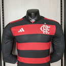 Camisa I Flamengo | 24/25 Modelo Jogador Adidas - Vermelha e Preta (Manga longa)