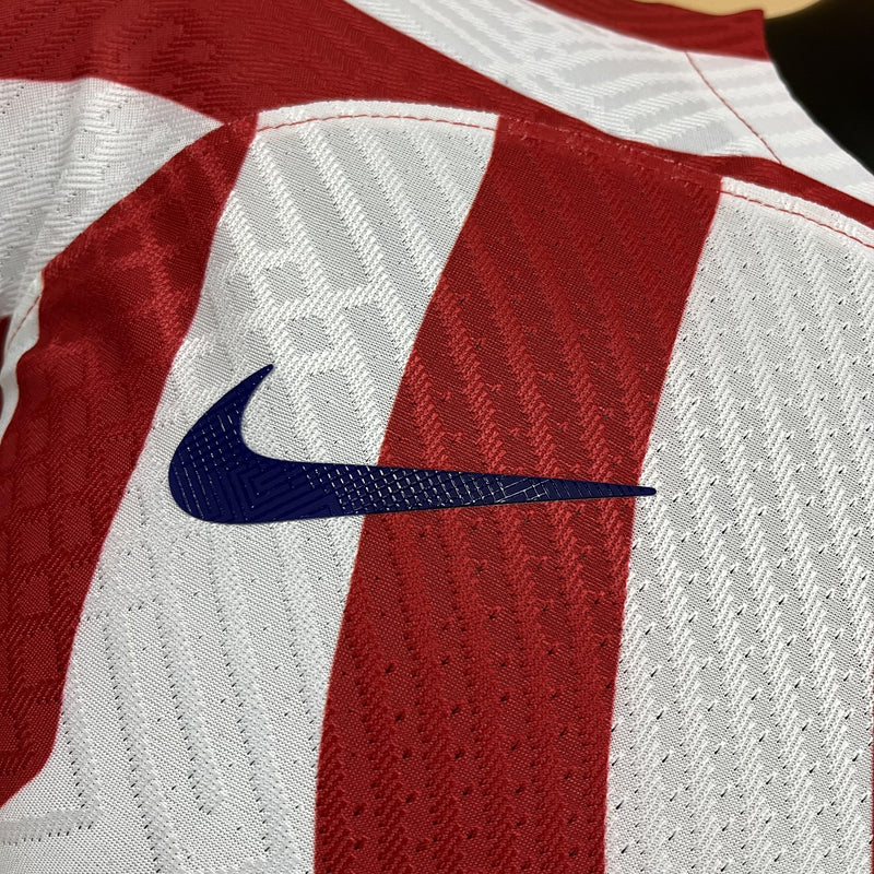 Camisa I Atlético de Madrid | 22/23 Modelo Jogador Nike - Vermelha e Branca