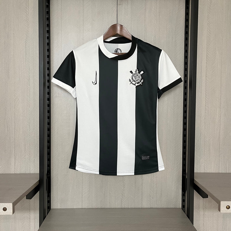 Camisa III Corinthians | 24/25 Torcedor Nike - Preta e Branca - Feminina