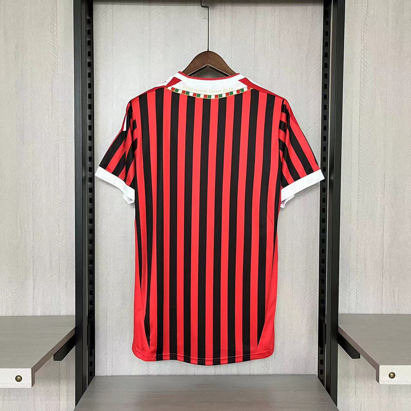 Camisa I Milan Retrô | 11/12 Torcedor Adidas - Vermelha e Preta
