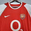 Camisa I Arsenal Retrô | 02/04 Nike - Vermelha